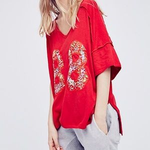 EUC Free People WTF Joni Tee